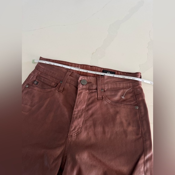 NWOT | AG | The Farrah High Rise Skinny Jeans in Dark Hibiscus | Sz 23 - Picture 8 of 10